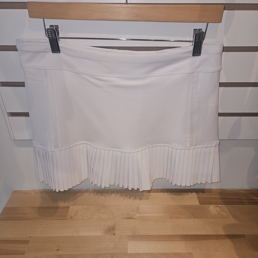 Inphorm White Pleated Tennis Skirt